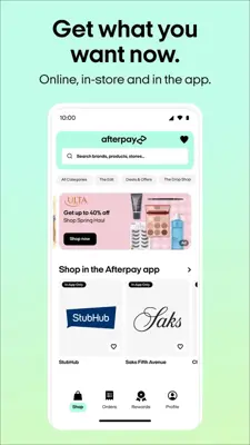 Afterpay android App screenshot 1